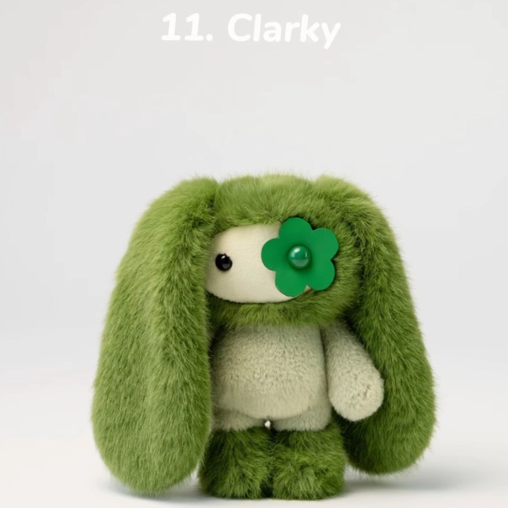 CJ HENDRY x PHILLIPS AUCTION JUJU plush pendant blind box #11 CLARKY rare NEW